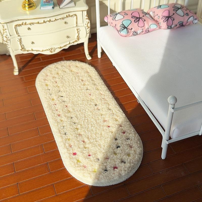 Play Mat - 1:12 кукольный домик, миниатюрный плюшевый ковер,